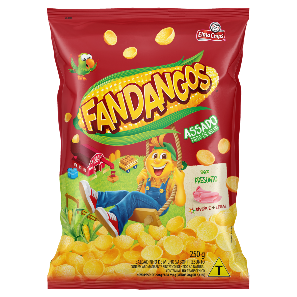Salgadinho De Milho Presunto Fandangos 250G