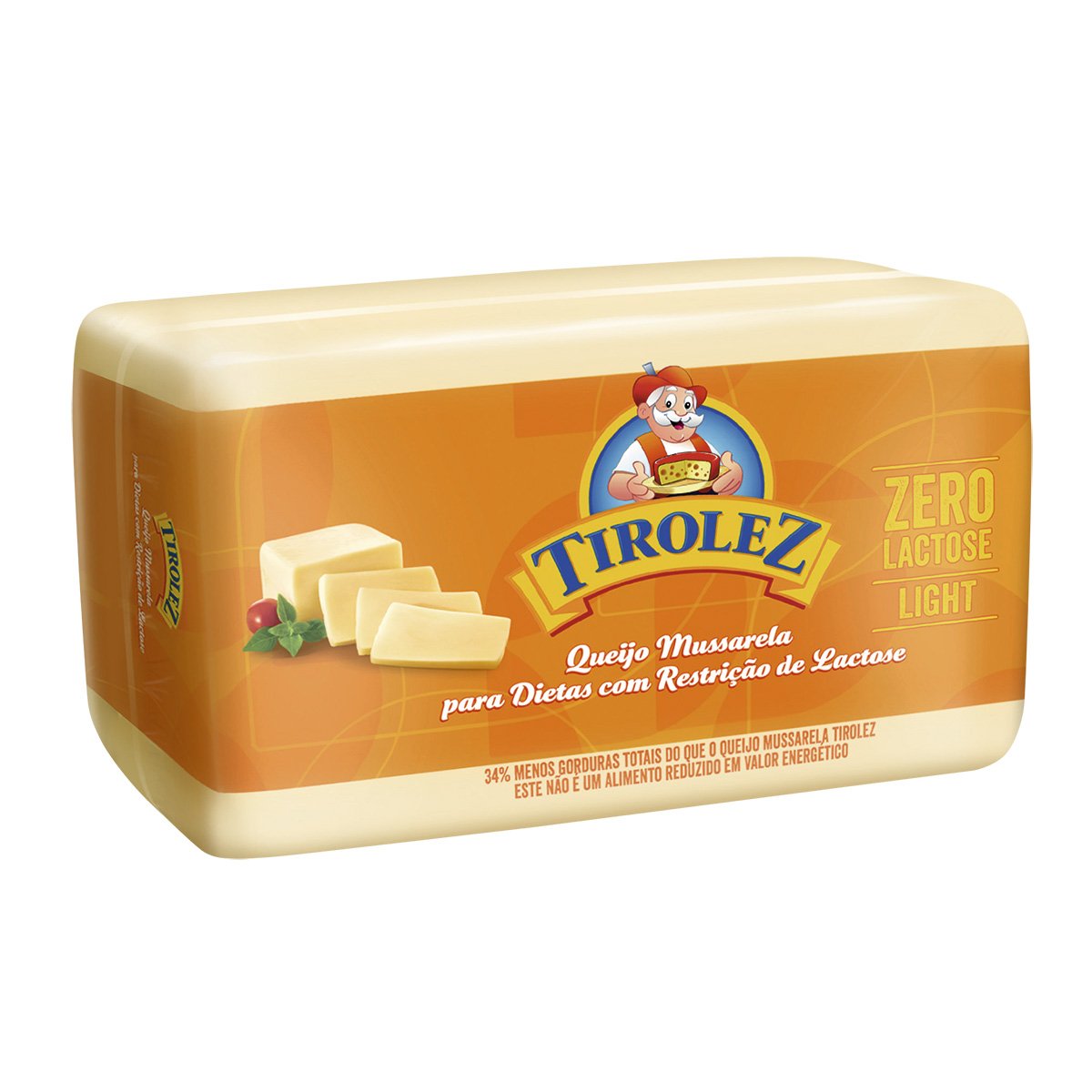 Queijo Mussarela Light Zero Lactose Fatiado 160g