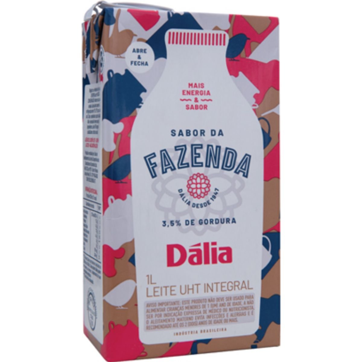 Leite UHT Integral DÁLIA 1 Litro