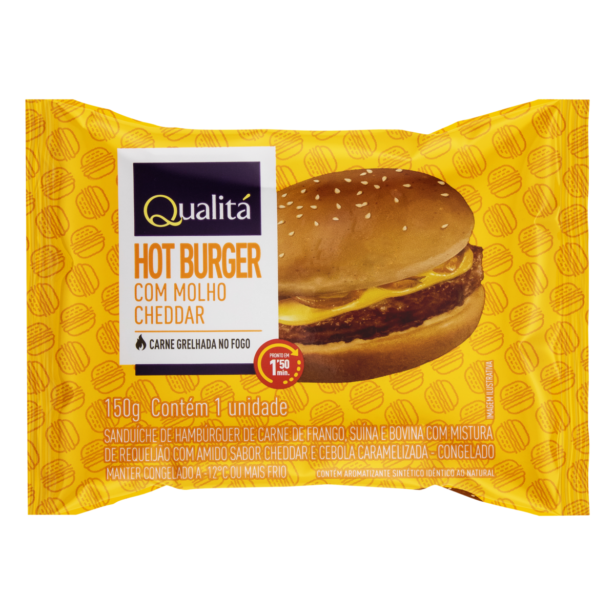 Hot Burger QUALITÁ Molho Cheddar 150g