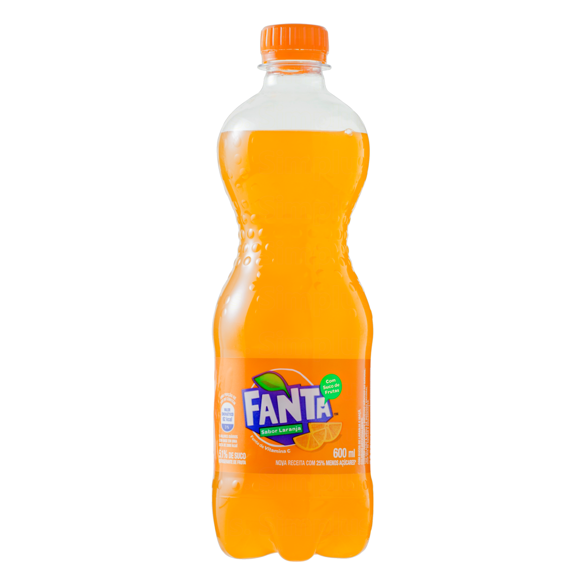 Refrigerante Laranja Fanta Garrafa 600ml