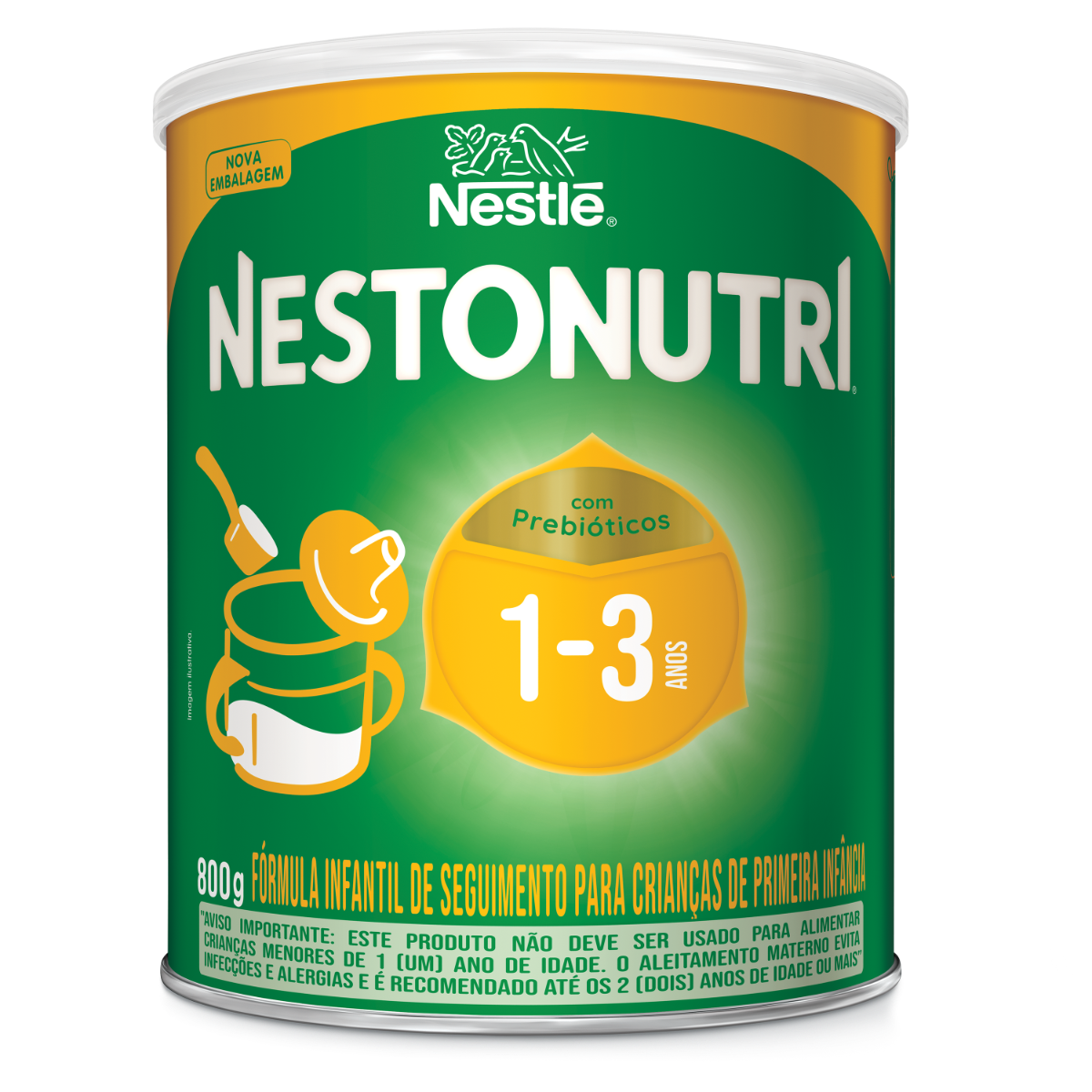 Fórmula Infantil Nestonutri 1+ 800g