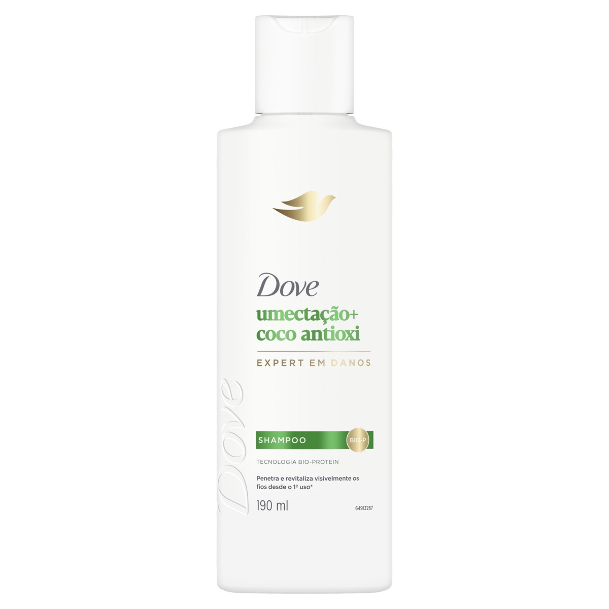 Shampoo Dove Umectação + Coco Antioxi Frasco 190ml