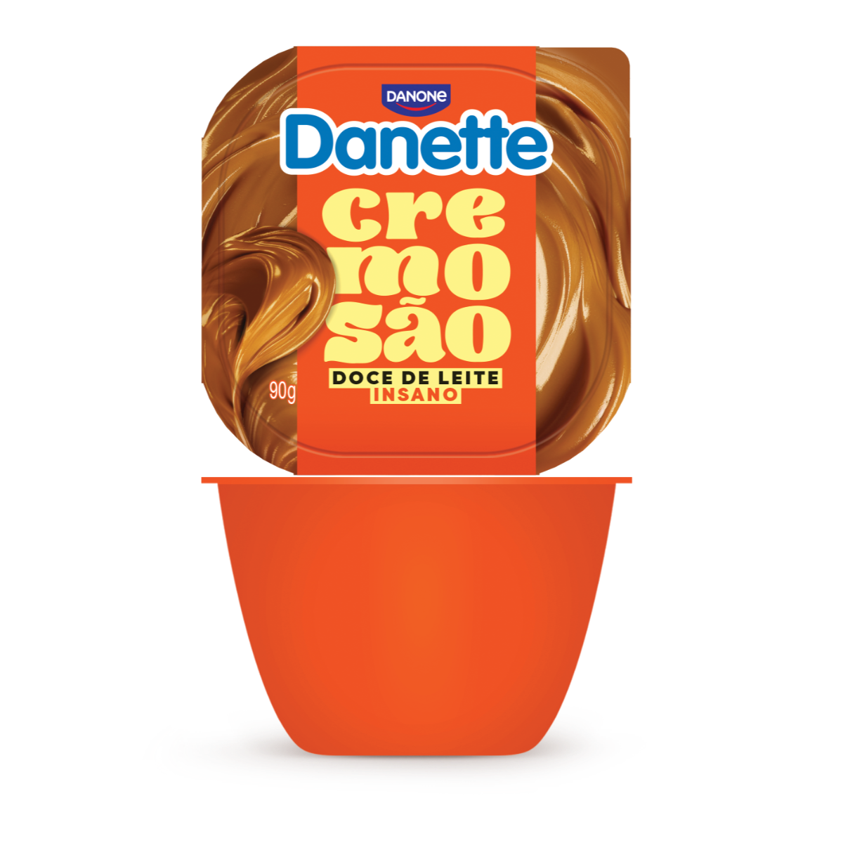 Sobremesa Láctea Doce de Leite Insano Danette Cremosão Pote 90g