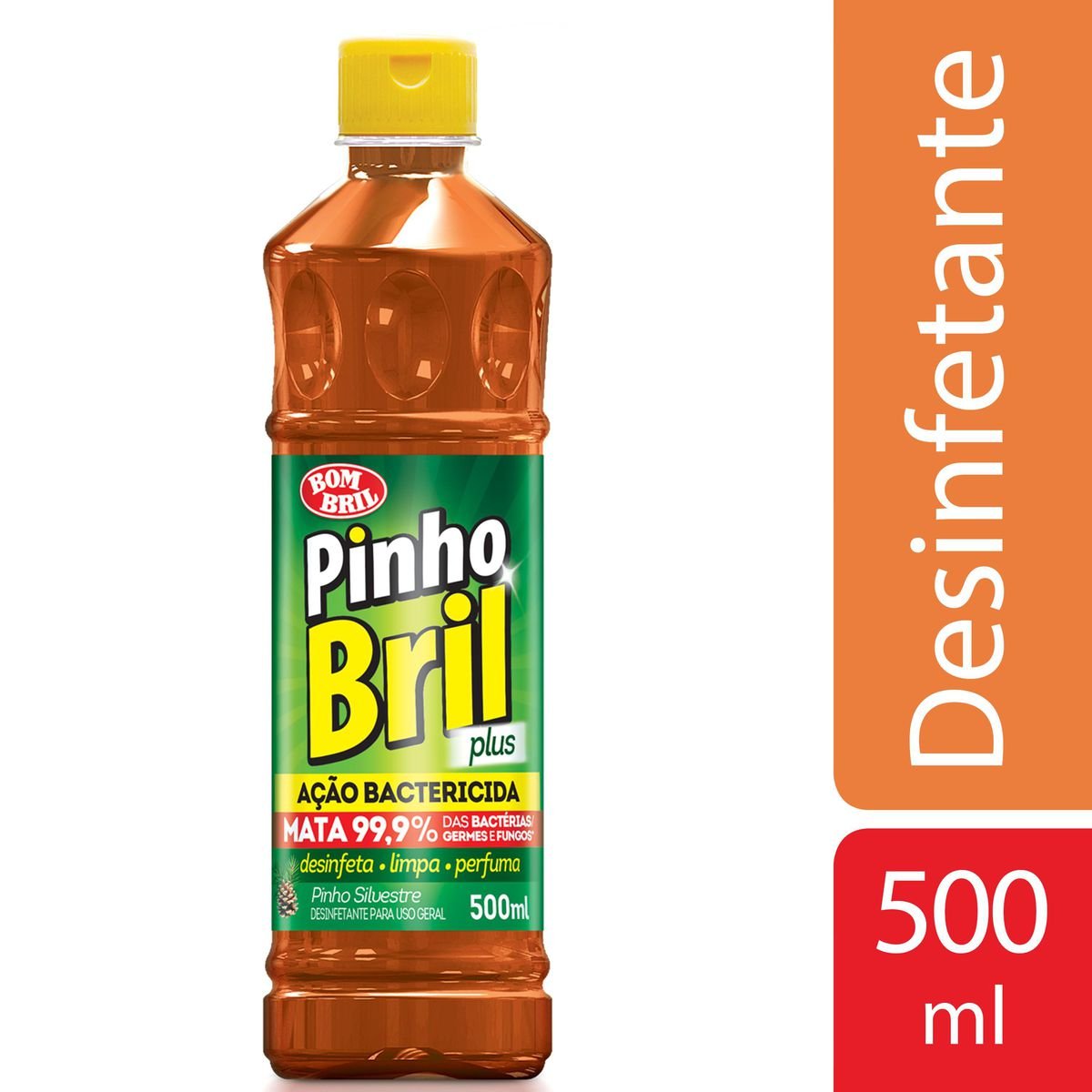 Desinfetante Uso Geral Pinho Silvestre Pinho Bril Plus Squeeze 500ml