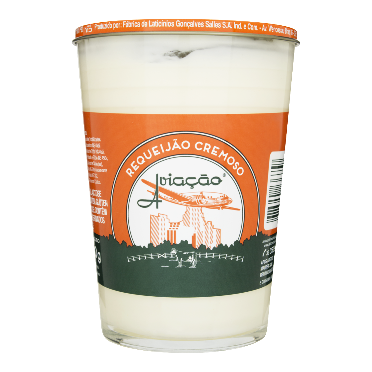 Requeijão Cremoso Aviação Copo 250g