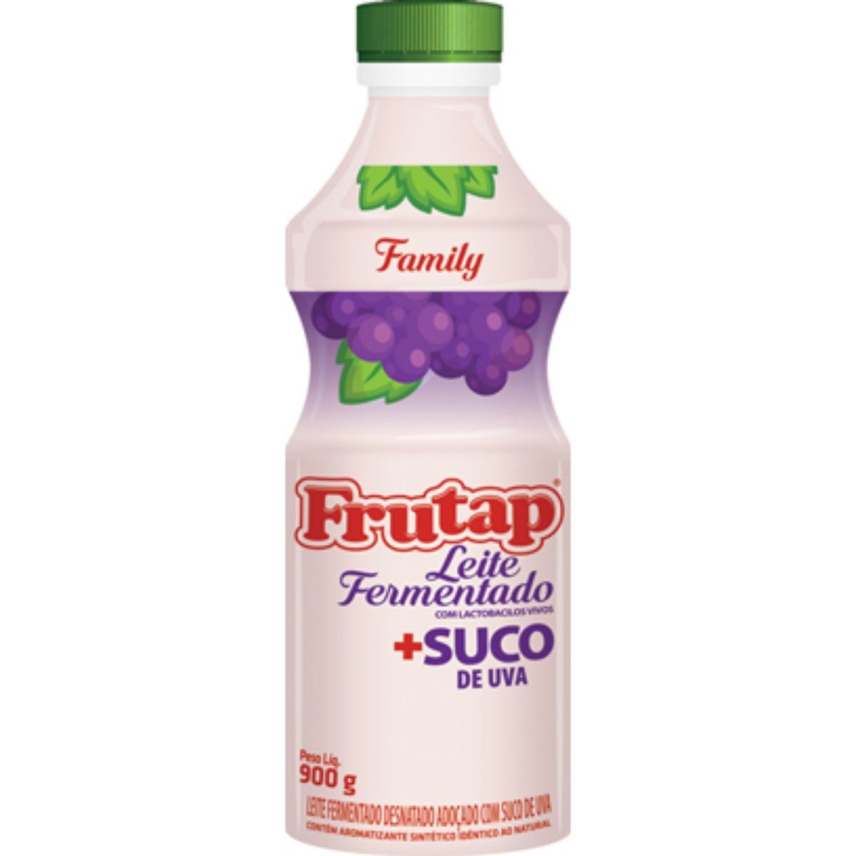 Leite Fermentado com Suco de Uva Frutap Garrafa 900g