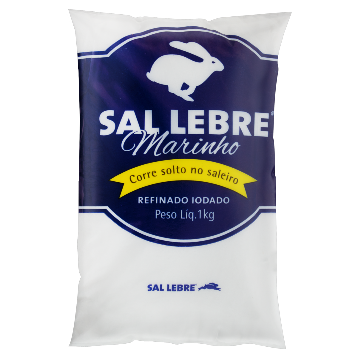 Sal Refinado LEBRE Pacote 1Kg