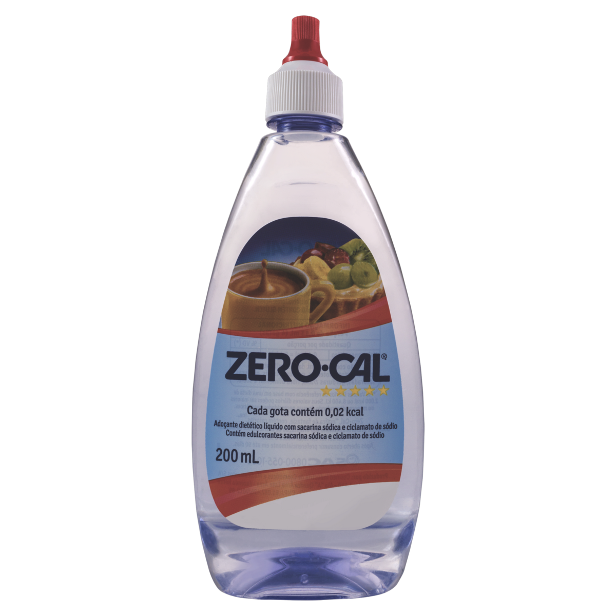 Zero-Cal Sacarina Adoçante Líquido 200ml