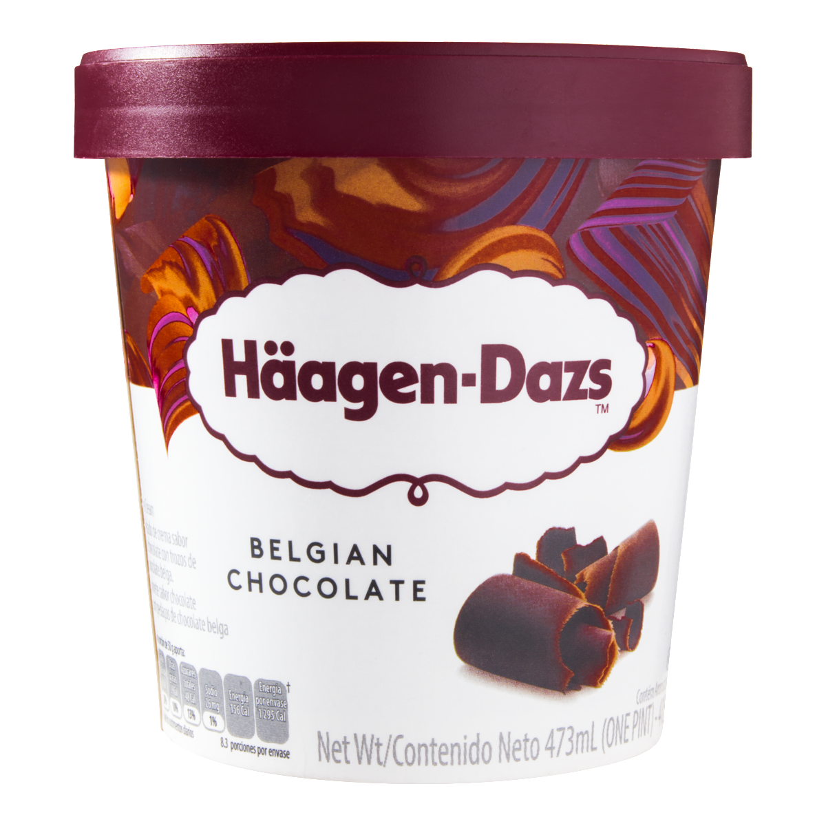 Sorvete Chocolate Belga Häagen-Dazs Pote 473ml