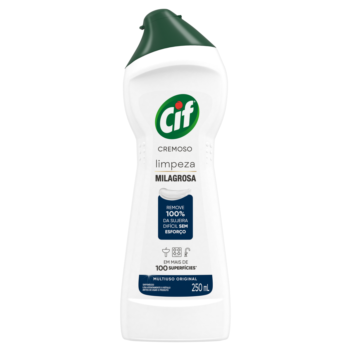 Cif Cremoso Limpeza Milagrosa Remove 100% Da Sujeira 250 Ml