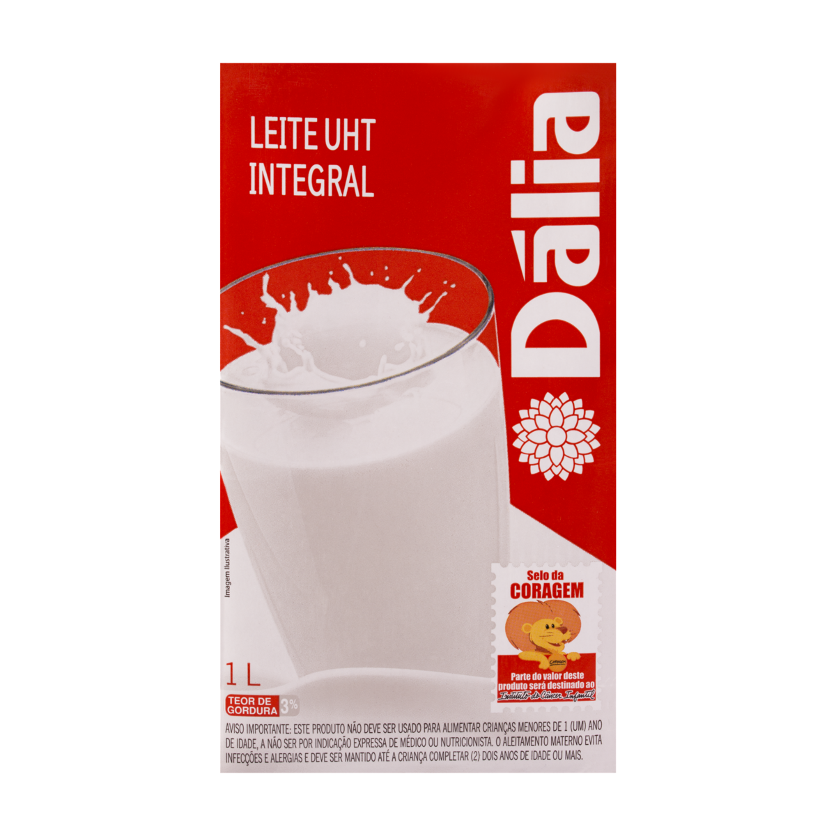 Leite Longa Vida Integral DÁLIA 1 Litro