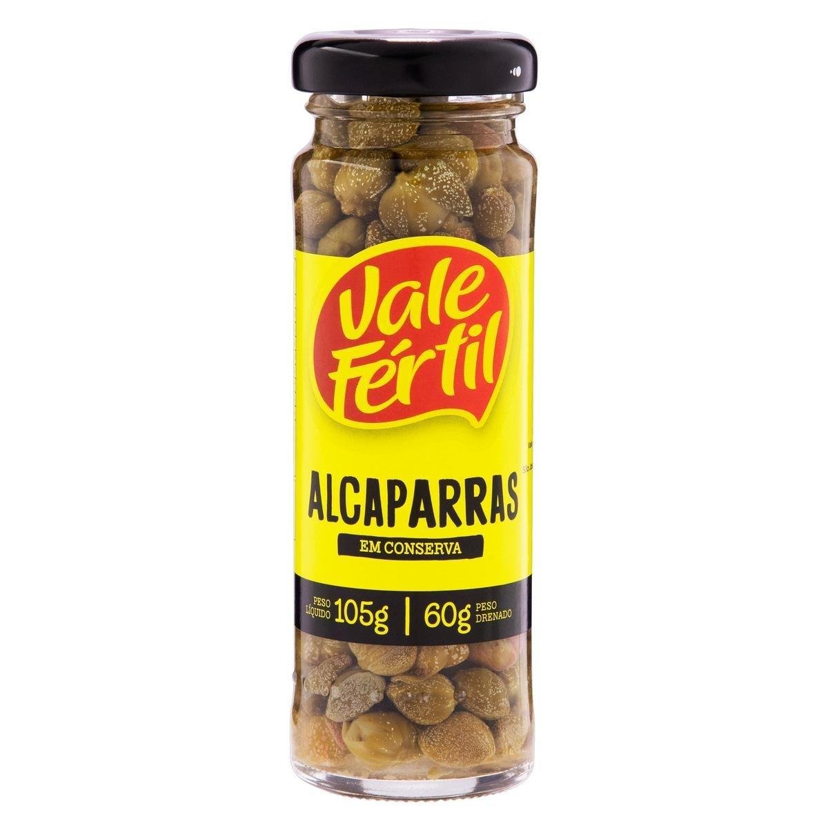 Alcaparra em Conserva Vale Fértil Vidro 60g