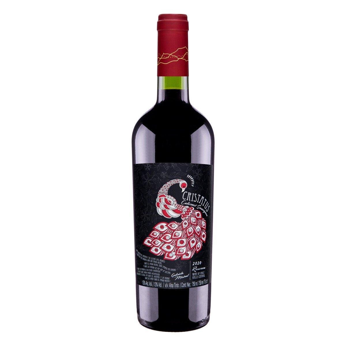 Vinho Tinto Chileno Cristatus Reserva Cabernet Sauvignon 750ml