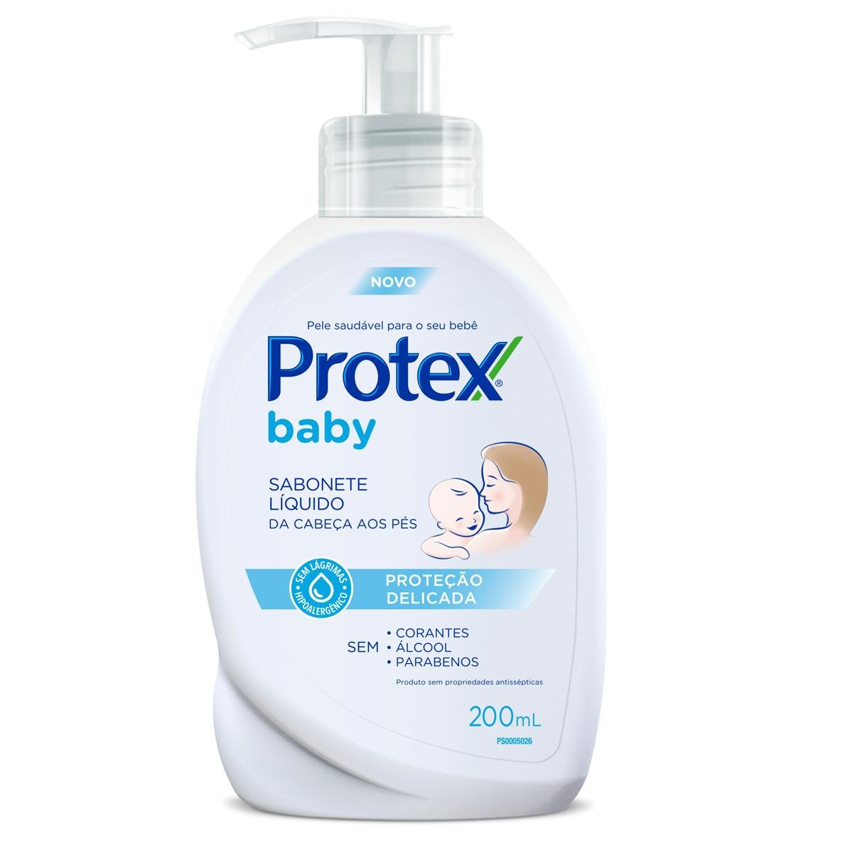 Sabonete Bebê Líquido de Glicerina da Cabeça aos Pés Protex Baby Frasco 200ml
