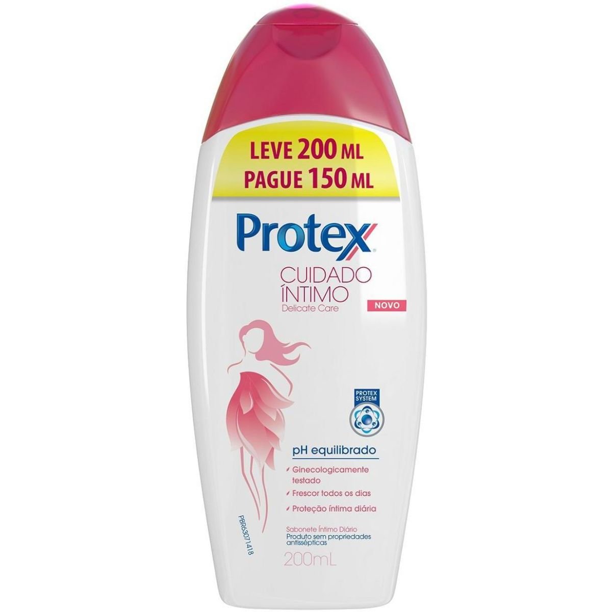 Sabonete Líquido Íntimo Delicate Care Protex Cuidado Íntimo Frasco 200ml Preço Especial