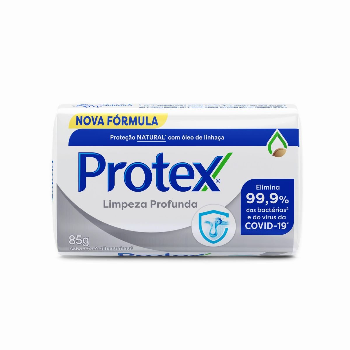 Sabonete Barra Antibacteriano Protex Limpeza Profunda Envoltório 85g
