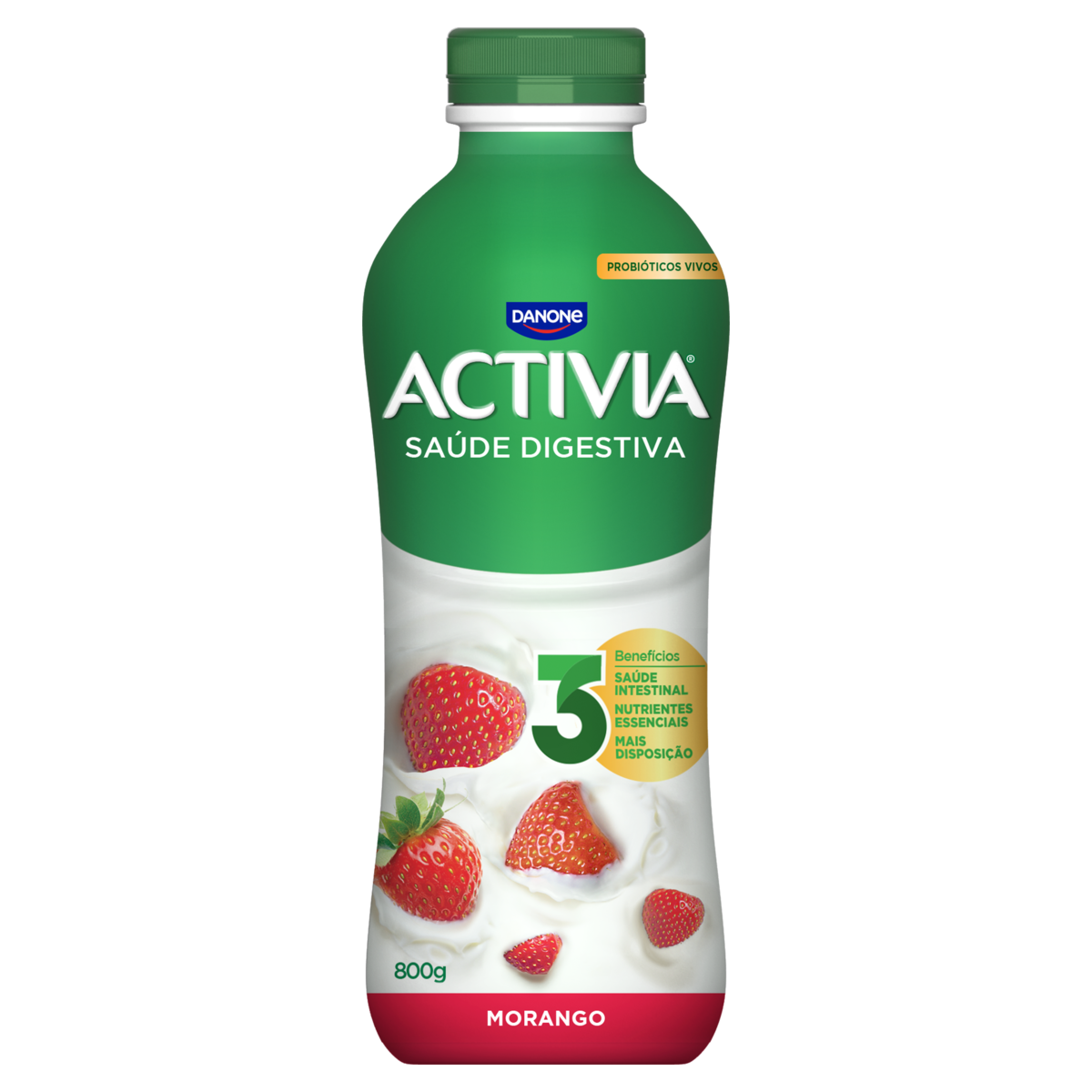 Activia Líquido Morango 800g