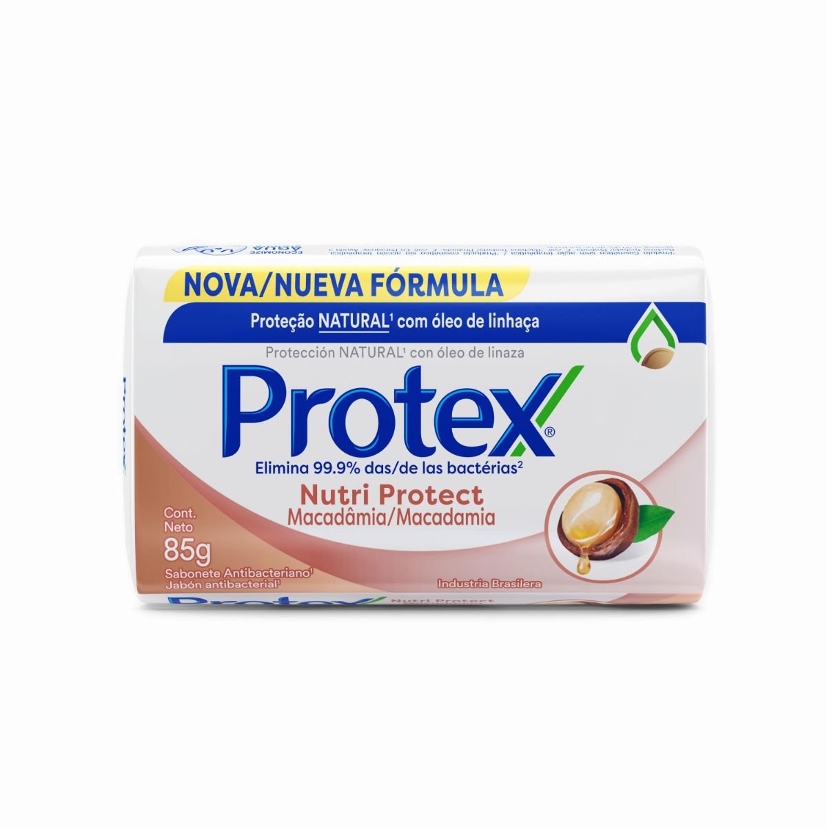Sabonete Antibacteriano em Barra Protex Nutri Protect Macadâmia 85g