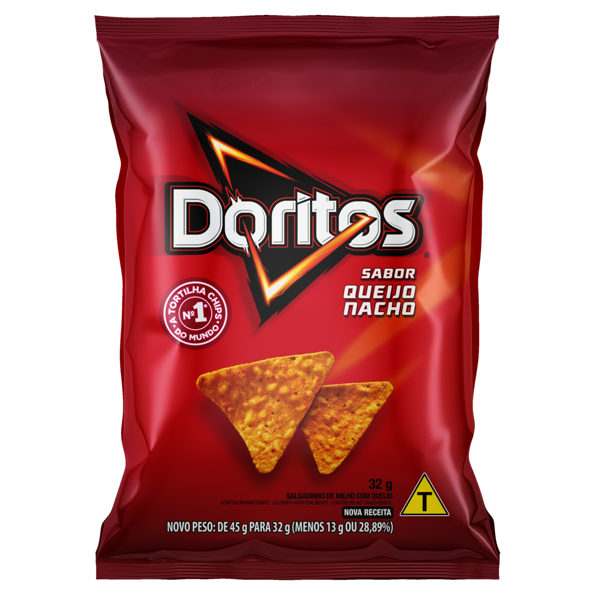 Salgadinho de Milho Queijo Nacho Doritos Pacote 32g