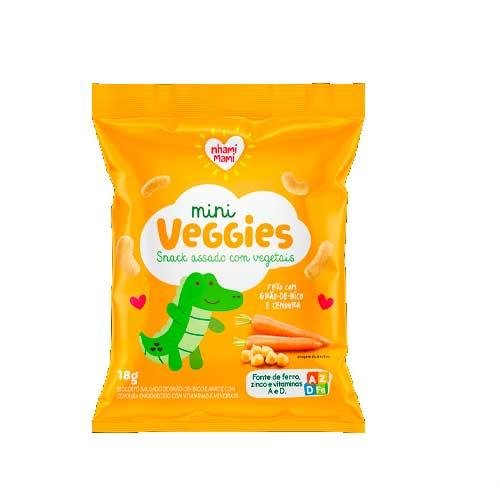 Mini Veggies Grao de Bico e Cenoura Nhami Mami 18g