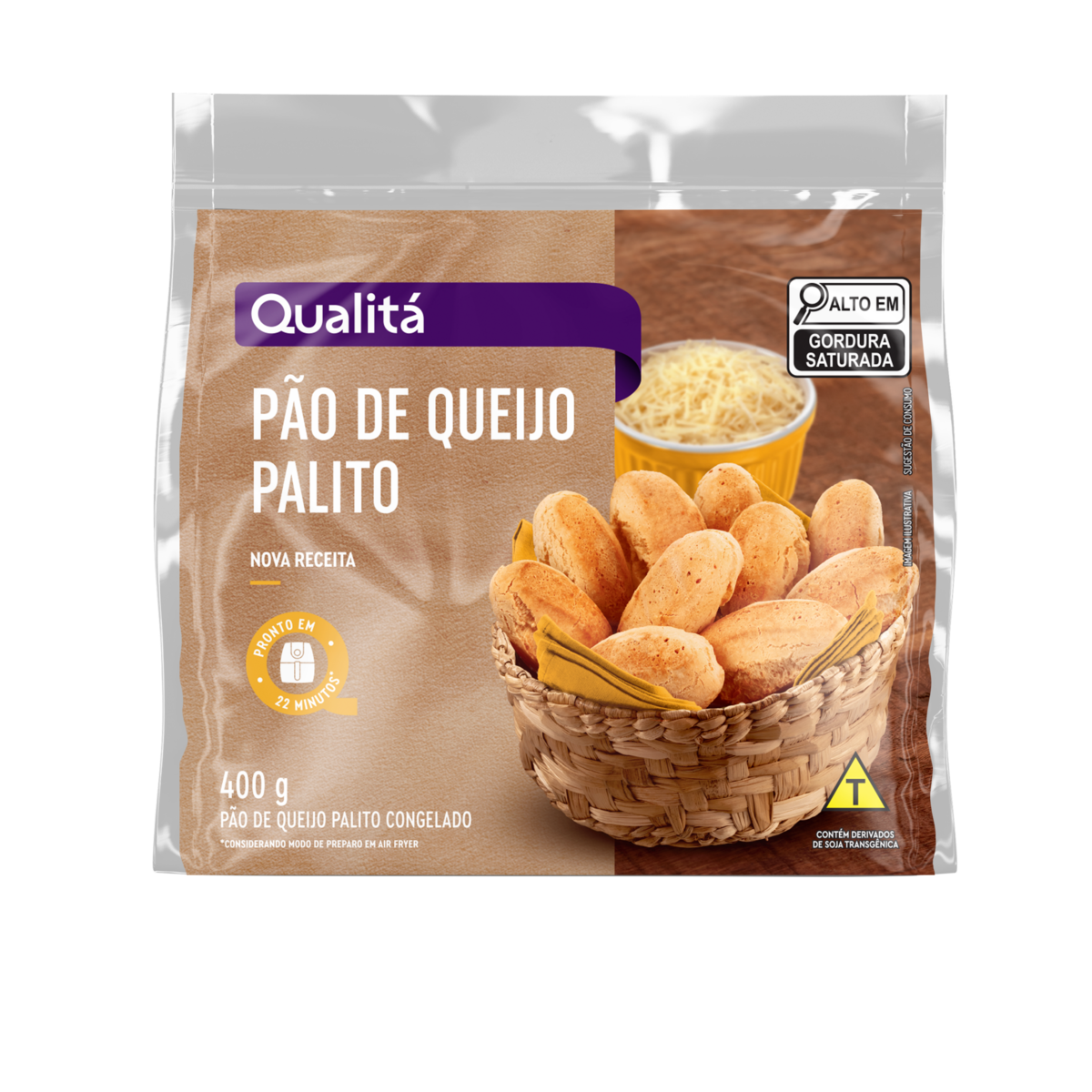 Pão de Queijo Palito QUALITÁ 400g