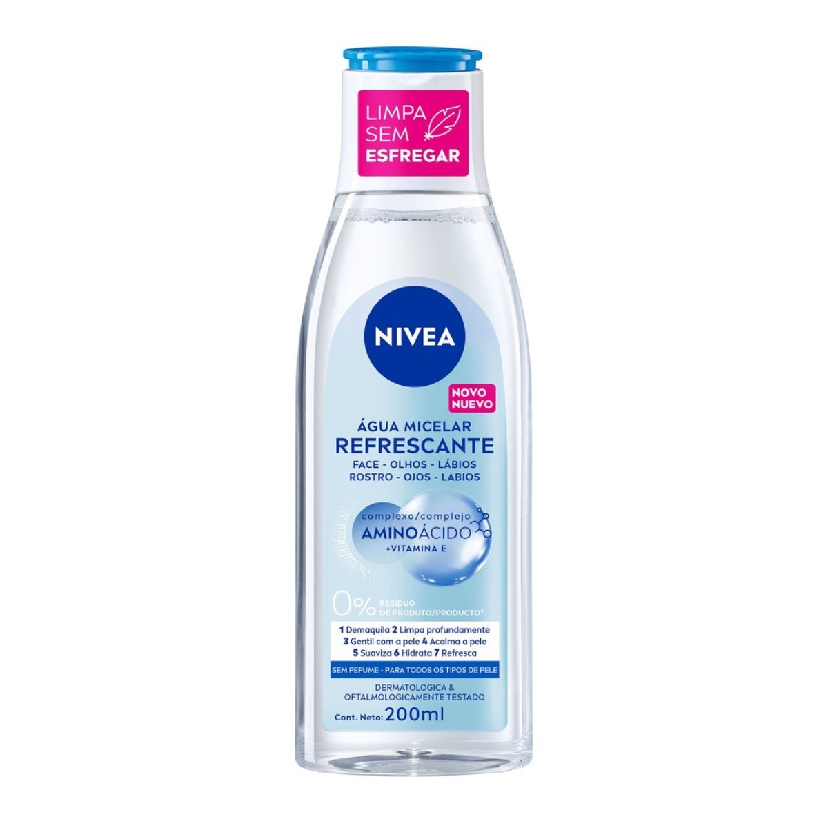 Água Micelar Refrescante sem Perfume Nivea Frasco 200ml