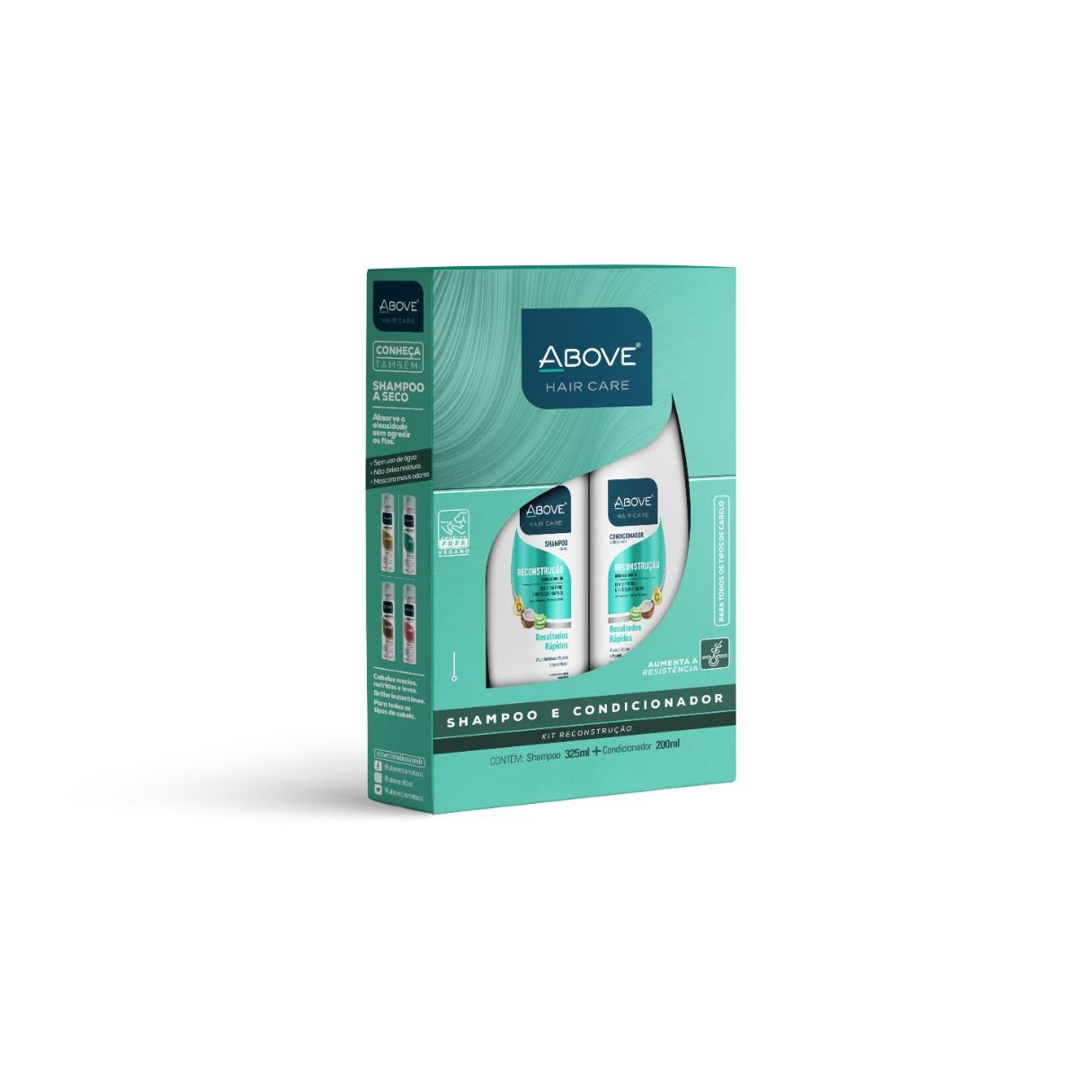 Kit Sampoo e Condicionador ABOVE Reconstrutor 325/325ml