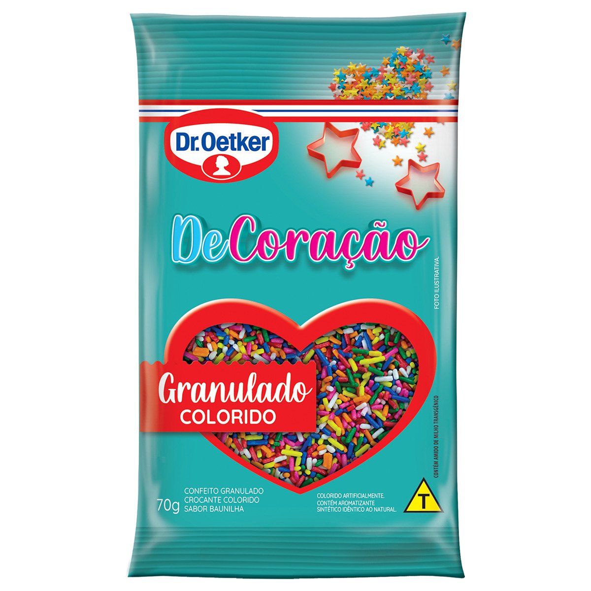 Granul Colorido Croc Dr Oetker 70g