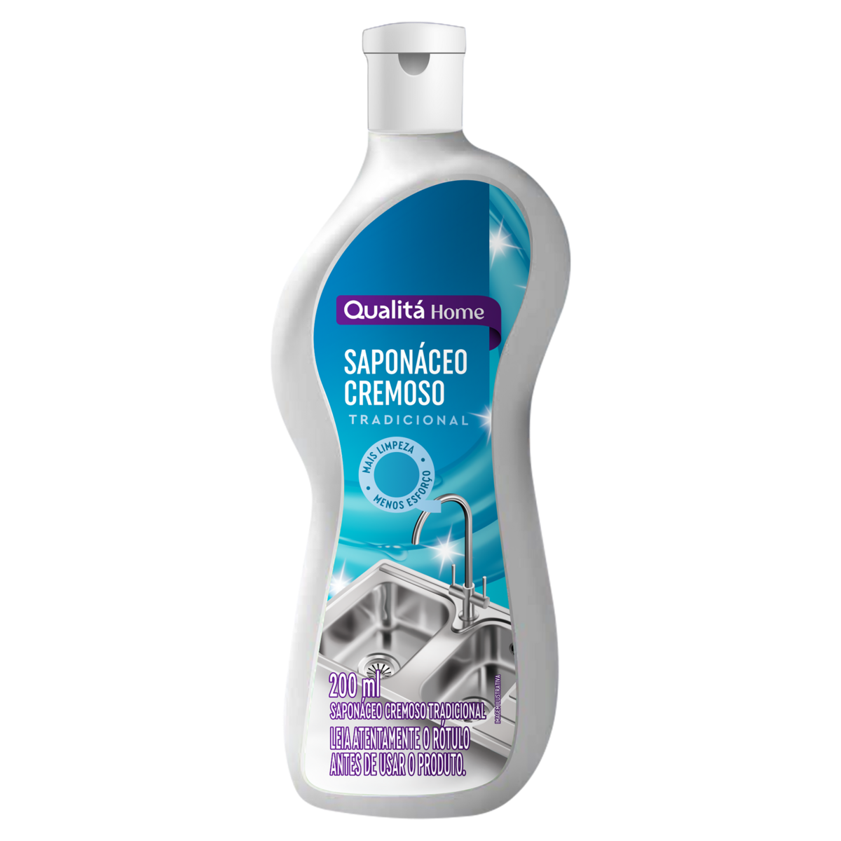 Saponáceo Cremoso Tradicional Qualitá Home Squeeze 200ml