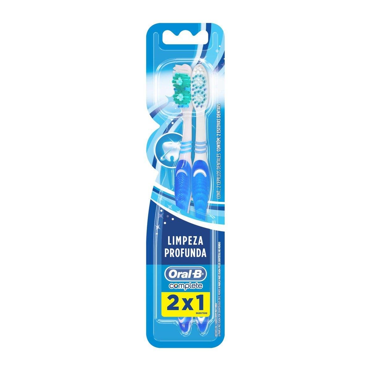 Escova Dental Macia Oral-B Complete 2 Unidades