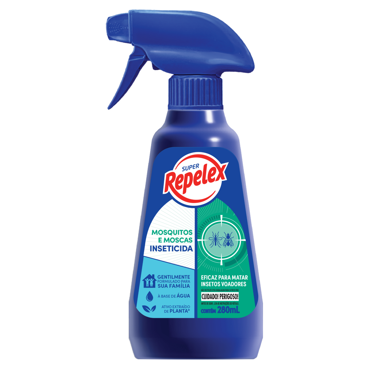 Inseticida à Base de Água Repelex Frasco 280ml Borrifador