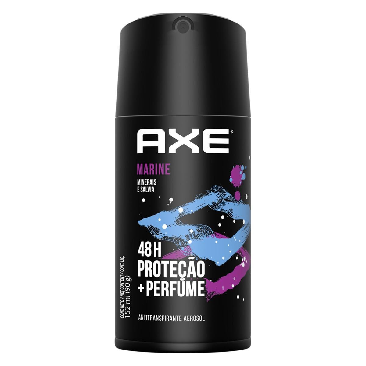 Antitranspirante Aerossol Marine Axe 152ml Spray