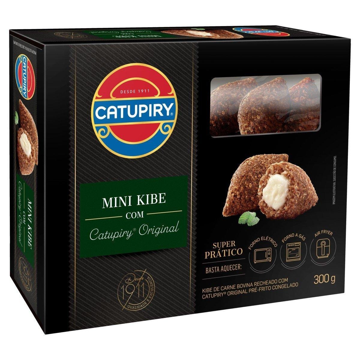Miniquibe Congelado Pré-Frito Recheio Catupiry Original Caixa 300g
