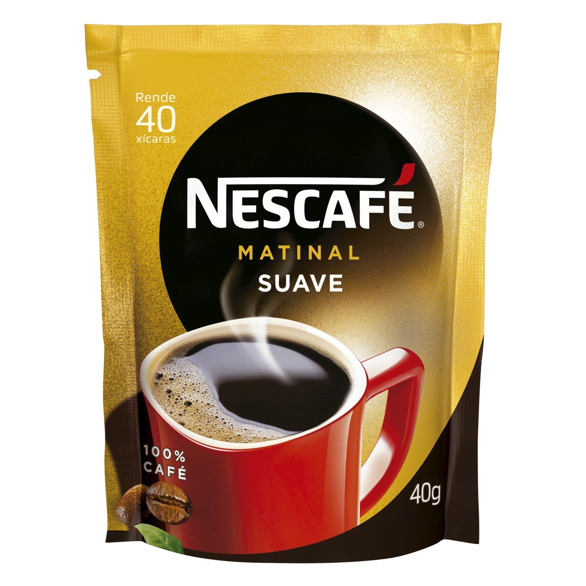 Café Solúvel Granulado Suave Nescafé Matinal Sachê 40g