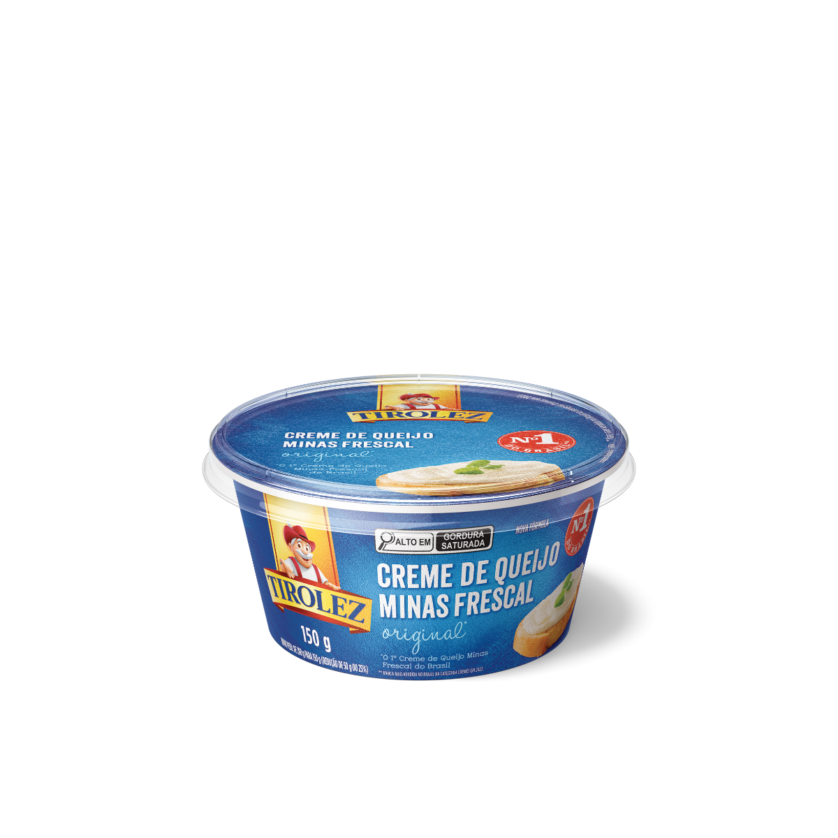 Creme de Queijo Minas Frescal Original Tirolez Pote 150g