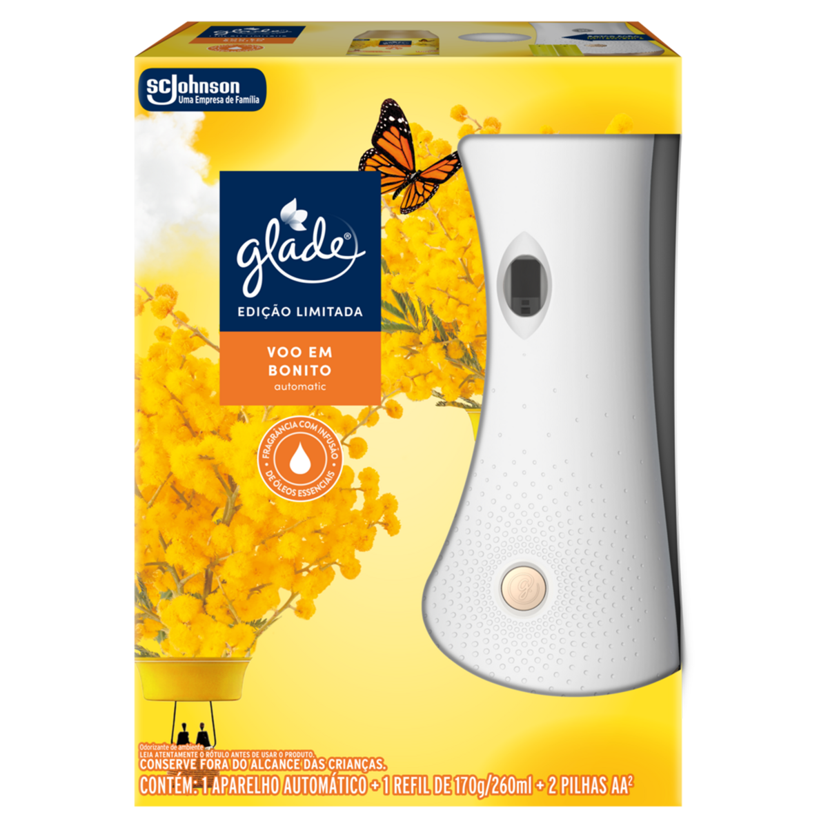 Purificador Glade Refil Voo Bonito 260ML