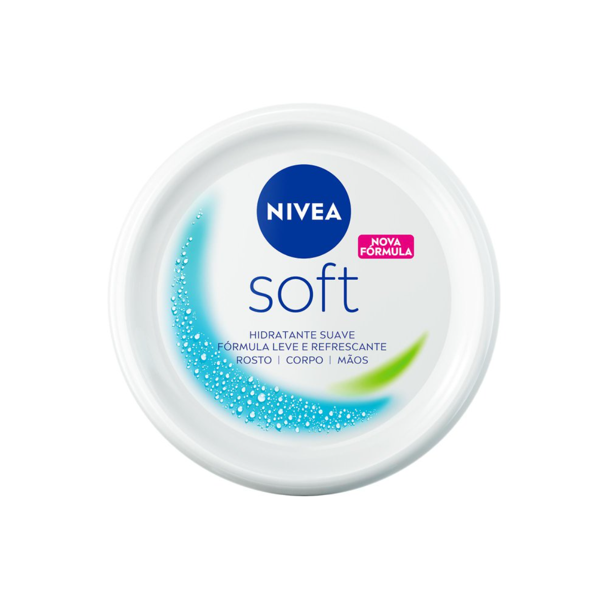 Hidratante Suave Rosto, Corpo e Mãos Nivea Soft Pote 49g