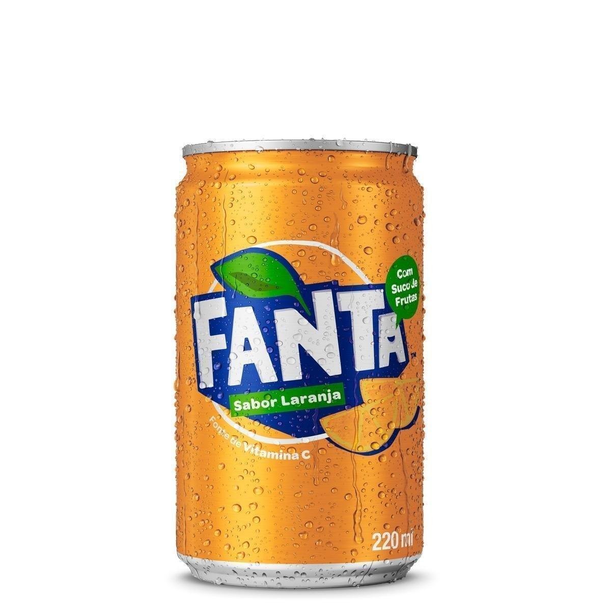Refrigerante Laranja Fanta Lata 220ml