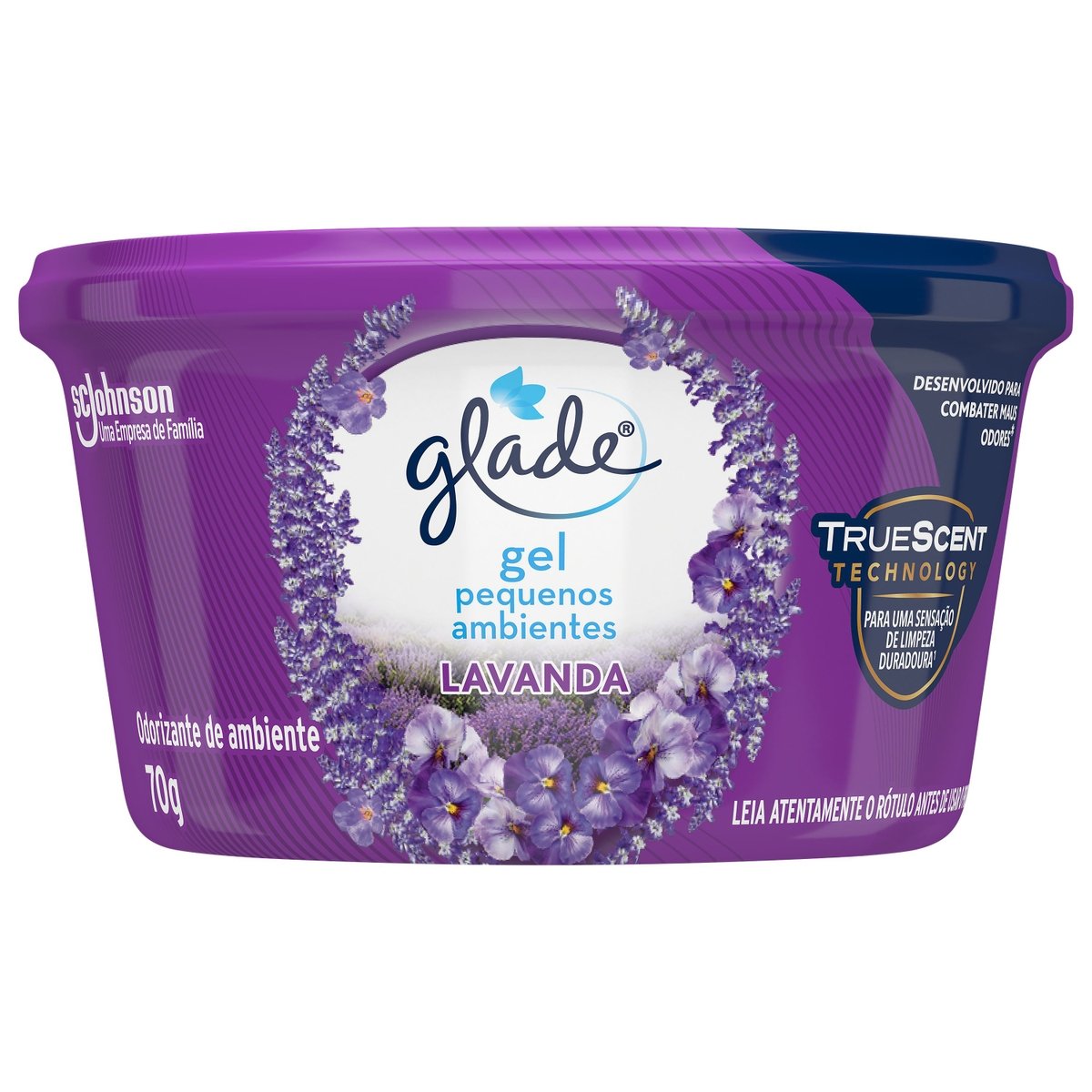 Odorizador de Ambiente Gel Lavanda Glade Pote 70g