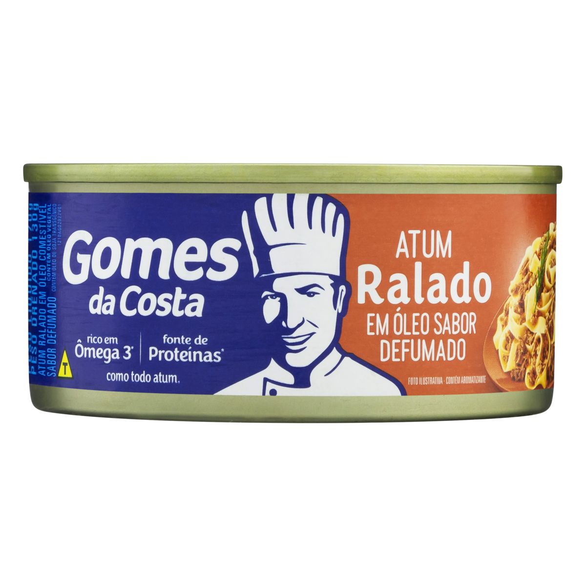 Atum Ralado Em Óleo Defumado GOMES DA COSTA Lata 170g