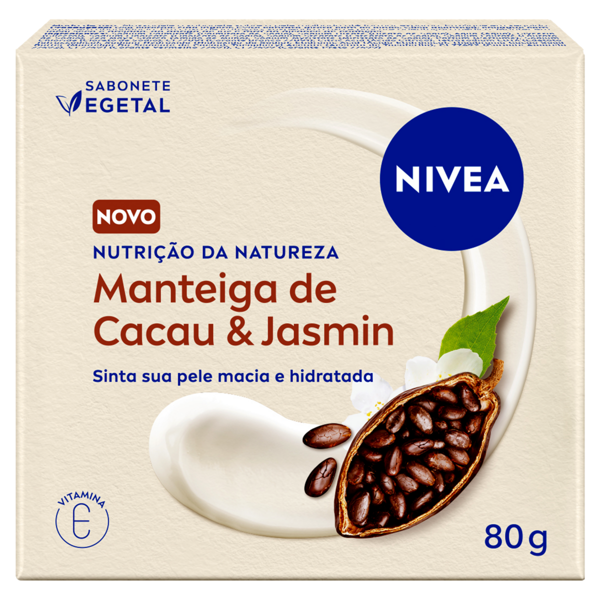Sabonete Nivea Cacau E Jasmin 80G