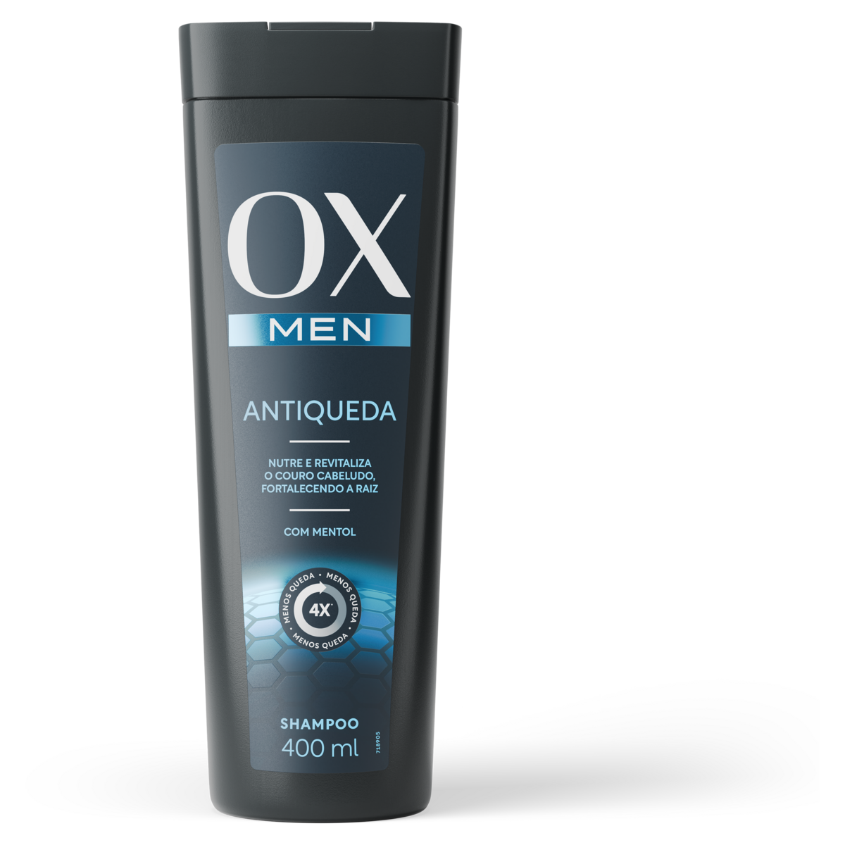 Shampoo Antiqueda OX Cosméticos Men Frasco 400ml