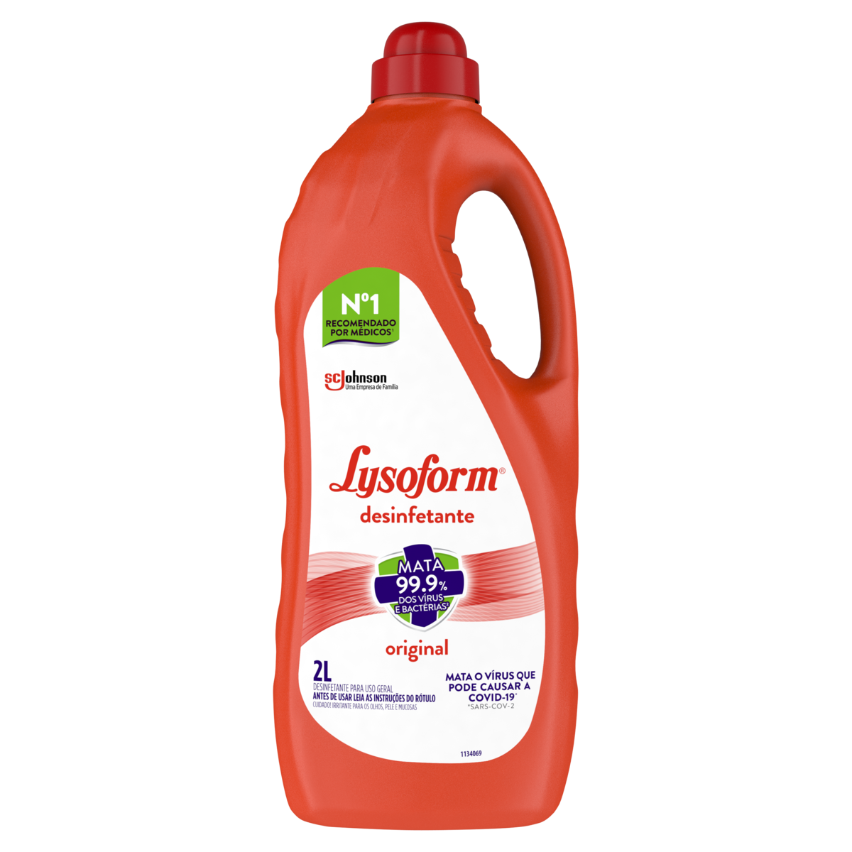 Desinfetante Uso Geral Original Lysoform Frasco 2l