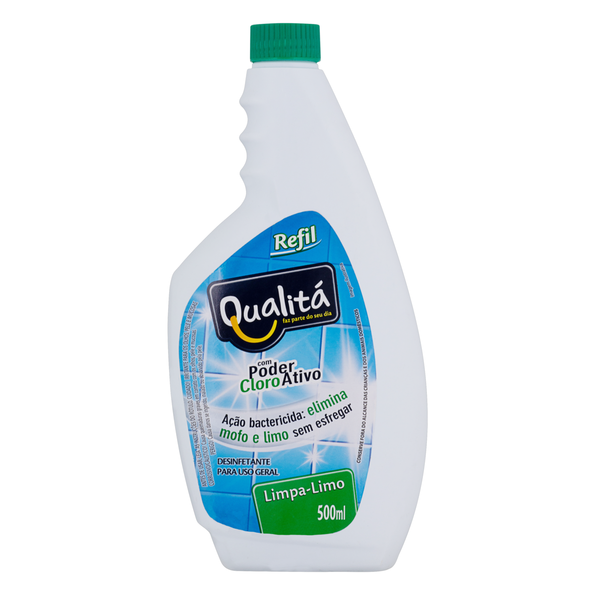 Desinfetante Limpa Limo Qualitá Frasco 500ml Refil