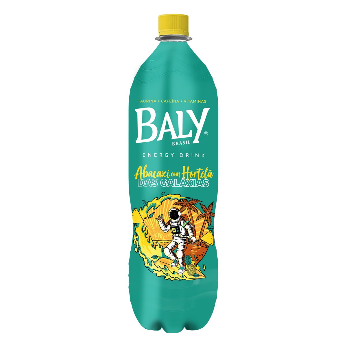 Energético Abacaxi com Hortelã das Galáxias Baly Garrafa 2l