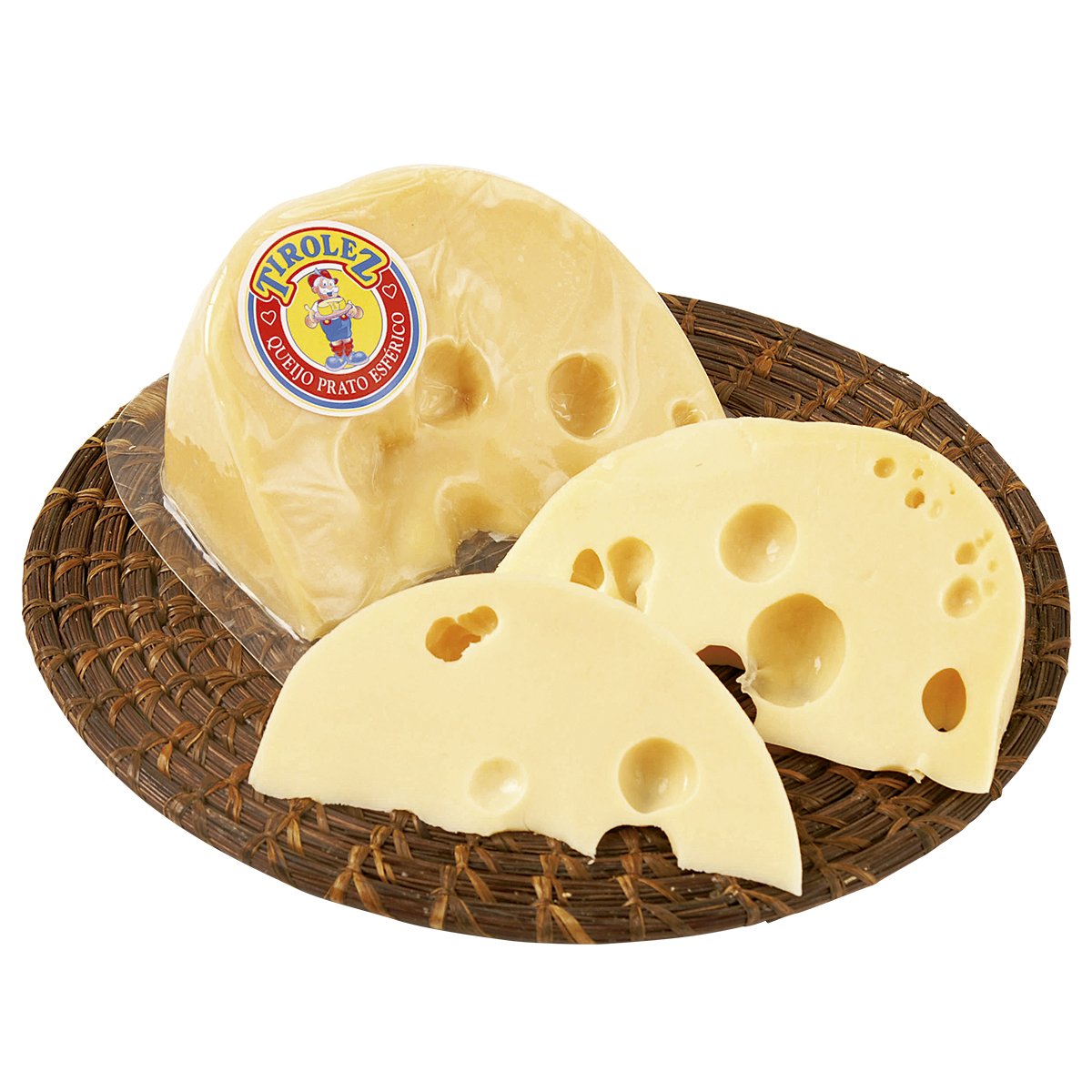 Queijo Esférico Tirolez Cunha Pedaço 300g