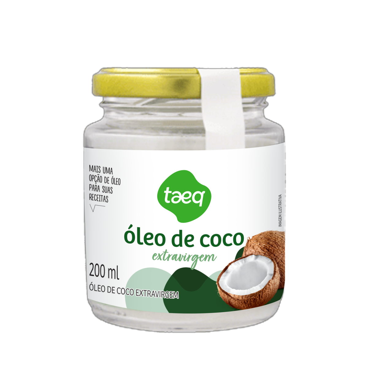 Óleo de Coco Extra Virgem Taeq Vidro 200ml