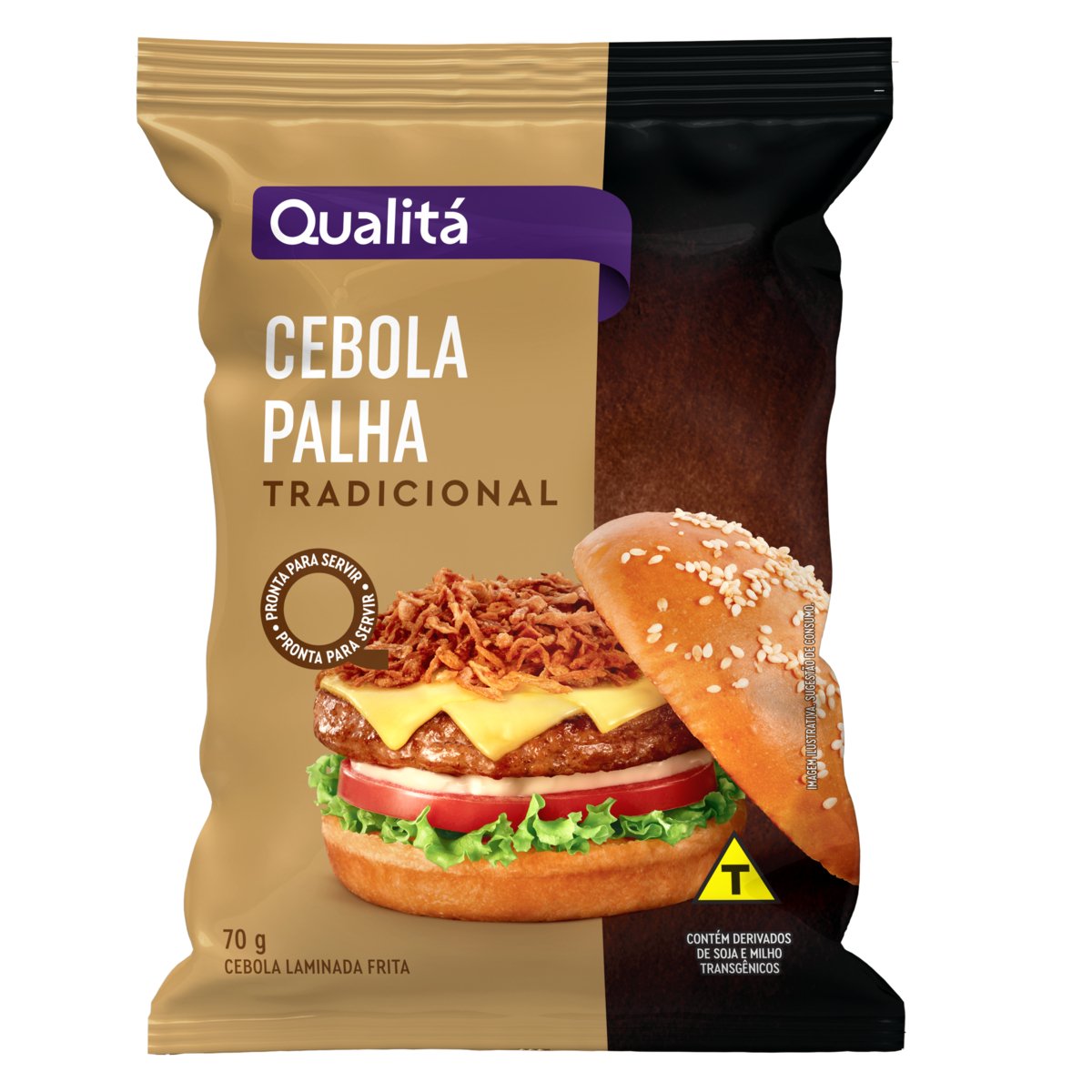Cebola Palha Tradicional Qualitá Pacote 70g