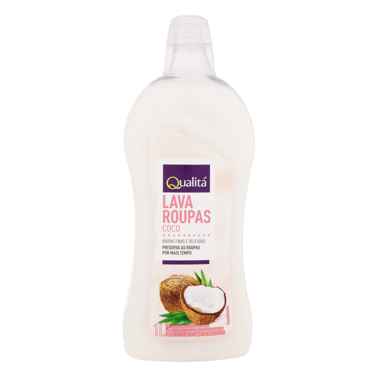 Lava-Roupas Líquido Coco Qualitá Frasco 1l